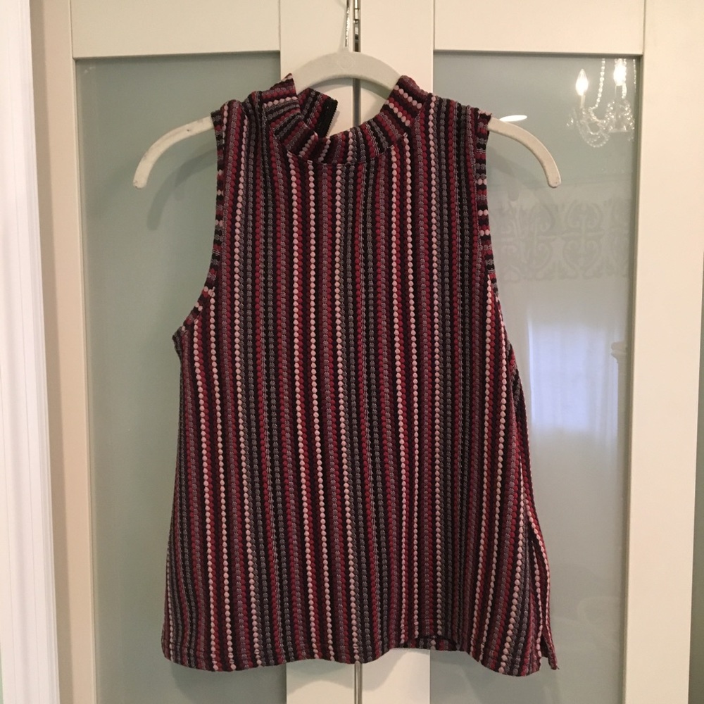 Anthropology striped tank top